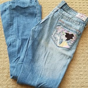 True Religion Lovely Lady Embroidered Jeans - sz29